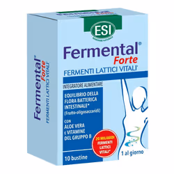 Esi Fermental Forte Equilibrio Intestinale è un integratore alimentare in bustine orosolubili, ideale per ristabilire l'equil ...