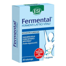 Fermental Max Integratore con Fermenti Lattici 20 Capsule