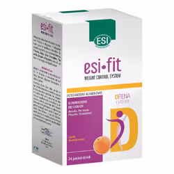 Esi Fit Drena Liquidi è un integratore alimentare di estratti vegetali, con potassio e magnesio utile per il drenaggio dei li ...