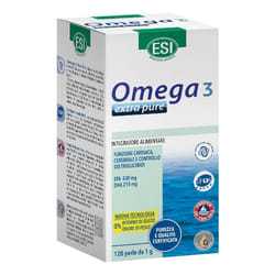 Esi Omega 3 Extra Pure Integratore per Pressione e Colesterolo 120 Perle