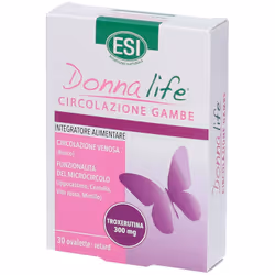 Donna Life Circolazione Gambe è un integratore utile per favorire il microcircolo