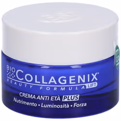 Esi Collagenix Crema Anti Età Plus è un trattamento anti-età formulato per fortificare la pelle matura donando comfort, nutri ...