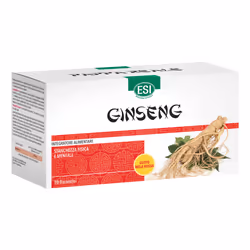 Esi Ginseng è un integratore alimentare a base di estratto di ginseng, noto per le sue proprietà toniche-adattogene