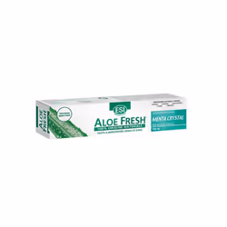 Esi Menta Crystal è un dentifricio in gel, formulato con il 100% degli ingredienti di origine naturale