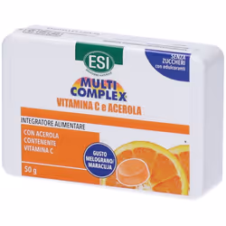 ESI Vitamina C Caramelle, arricchite con acerola e vitamina C, supportano le difese immunitarie in forma di caramelle gustose ...
