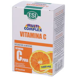 Esi Multi Complex Vitamina C Pura Integratore di Vitamina C 20 Bustine