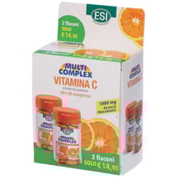 ESI Vitamina C Pura 1000mg Retard Integratore di Vitamina C 30+30 Compresse