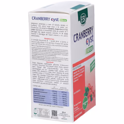 ESI Cranberry Cyst Forte Integratore con D-Mannosio per Vie Urinarie 16 Stick