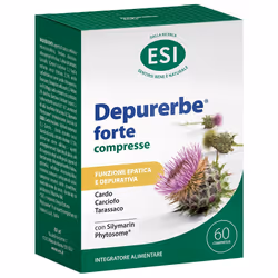 ESI Depurerbe Forte è un integratore con cardo mariano, carciofo, tarassaco e bardana per sostenere la funzione epatica e la  ...