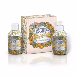 Rudy Profumi Maioliche Set Bagnoschiuma 250ml + Crema Corpo 250ml Linea Ischia, Donna, Pelle universale, 250 ml, 250 ml, 2 pz ...