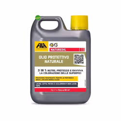NATURE OIL PROTETTIVO LT.1, marchio Fila, è un olio protettivo naturale adatto a materiali come legno, cotto, pietra e agglom ...