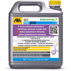 Descrizione Descrizione PS87 PRO di FILA Surface Care Solutions. Sgrassatore e decerante per la pulizia di pavimenti e superf ...