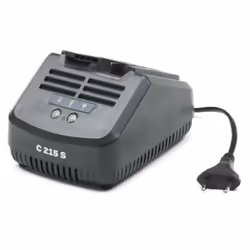 Caricabatterie standard singolo C 215 S; Compatibile con tutte le batterie da 20 V; Corrente di carica da 2 Ah; Velocità di c ...