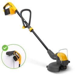 Stiga - Tagliabordi a batteria gt 300e Kit, 20V 2Ah, cavo in nylon autoalimentato, manico ergonomico, asta telescopica regolabile, modalità di taglio