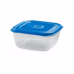 Plastica morbida: fondo PP, coperchio PE ErmeticoResistente al gelo -30^ Coperchio blu - Contenitore trasparente. Acquistalo  ...