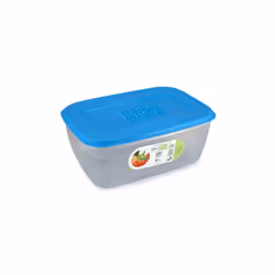 Plastica morbida: coperchio PE Ermetico Coperchio blu - Contenitore trasparente ideale per contenere alimenti in frigo e anch ...