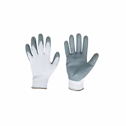 Guanti da lavoro. Guanti da lavoro in nitrile/nylon. Caratteristiche: - In nitrile/nylon. - Buona sensibilita' e morbidezza. ...