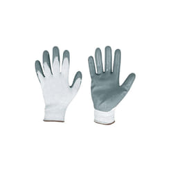 Intercable - Guanti da lavoro in nitrile/nylon soft touch K2F tg 10 colore bianco per settore meccanico edilizia e giardinaggio