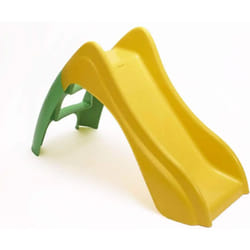 Scivolo Tuky per Bambini Gioco da Esterno 120 x 56 x h75 cm Verde e Giallo