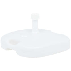 Base per ombrellone in polipropilene bianca 16 lt