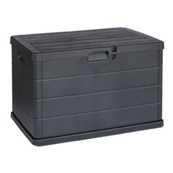Baule da esterno multiuso 'beta' in polipropilene antracite 78x55x52 cm