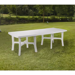 TAVOLO IN POLIPROPILENE ALLUNGABILE 'TRIO PLUS' Resistente agli agenti atmosferici. Dimensioni cm 180/240x100xh.72.