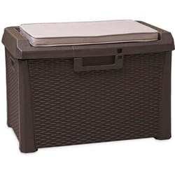 Toomax - Baule da esterni Santorini con ruote, 125L Marrone