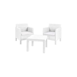 Set rattan matilde 2P bianco -116