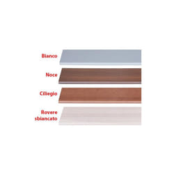 Decorlegno Mensola Amica Stondata 60 x 25 x 2.5 cm - Bianco