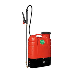 Ausonia - pompa a spalla irroratrice batteria litio elettrica 16L diserbo 12V 10Ah