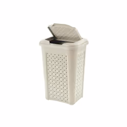 ARIANNA PATTUMIERA 10LT ANGORA SUPERFICIE INTRECCIATA EFFETTO VIMINI 10 L 24 X 20 X H 35 CM CON COPERCHIO Scopri la Arianna P ...
