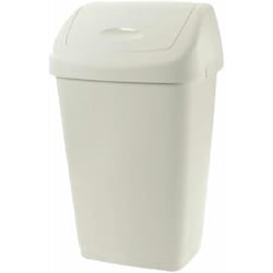 Tontarelli - Bidone 'Grace' per immondizia con coperchio basculante -Panna / 50 lt - 40.5 x 32 x 65.5 cm
