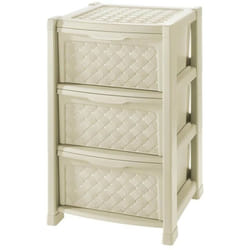 Cassettiera Arianna Tontarelli Arianna 3 cassetti White 38 x 38 x 60 cm White