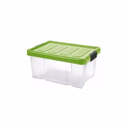 Codice: 8035638AI9 Marca: TONTARELLI. Tontarelli Puzzle Box con Coperchio e Chiusure di Sicurezza 5Lt Verde Gemma