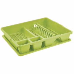 Scolapiatti Con Vassoio 47X38Xh8.5 Cm Lime Scolapiatti Con Vassoio 47X38Xh8.5 Cm Lime