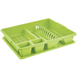 Tontarelli - Scolapiatti Con Vassoio 47X38Xh8.5 Cm Lime