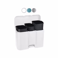 Plastica Apertura a pedale 3 secchi interni l 13+8+13 Adatta per raccolta rifiuti differenziata. Acquistalo subito da CFadda  ...