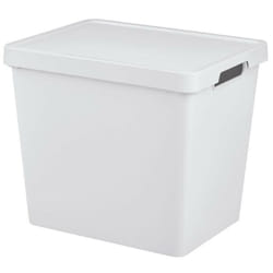 Tontarelli - Contenitore con coperchio maya white 23,9 l 36 x 28 x 31,1 cm