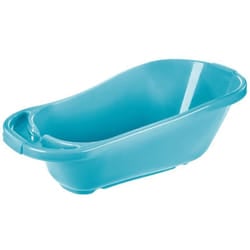 Tontarelli - vasca baby bagno in plastica 79X41X27CM in colore blu capienza 23 lt