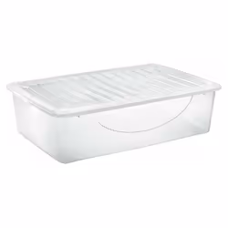 Tontarelli - Box dodo, con coperchio pieghevole, capienza 27 lt, colore trasparente