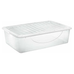 Tontarelli - Box dodo, con coperchio pieghevole, capienza 27 lt, colore trasparente