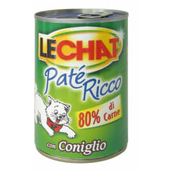 LeChat Gatto Adult Paté 400gr ricco con Coniglio