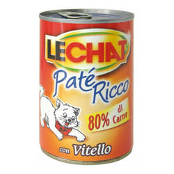 LeChat Gatto Adult Paté 400gr ricco con Vitello