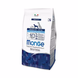 Monge Natural Superpremium Medium Puppy & Junior sono deliziose crocchette con Pollo,un alimento completo per cuccioli di tag ...