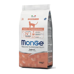 Natural Superpremium Monoprotein Adult con Salmone per Gatto da 400 gr - Monge