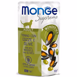 MONGE SUPREME GATTO ADULTO TONNO è un alimento bilanciato per gatti adulti. Formulato appositamente per favorire il mantenime ...