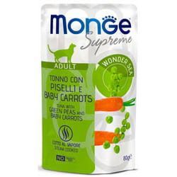 Supreme bst per Gatti Adulti da 80 gr Tonno con Broccoli e Baby Corn - Monge