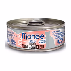 Monge Natural Superpremium Jelly è un cibo umido per gatti a base di soli ingredienti freschi e genuini, attentamente selezio ...
