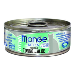 Monge Kitten Tonno Aloe Cuccioli di Gatto 80 g Mangime
