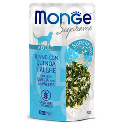 Supreme bst per Gatti Adulti da 80 gr Tonno con Quinoa e Alghe - Monge